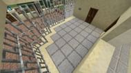 Smooth stone can be used as building blocks (Image via Mojang Studios)